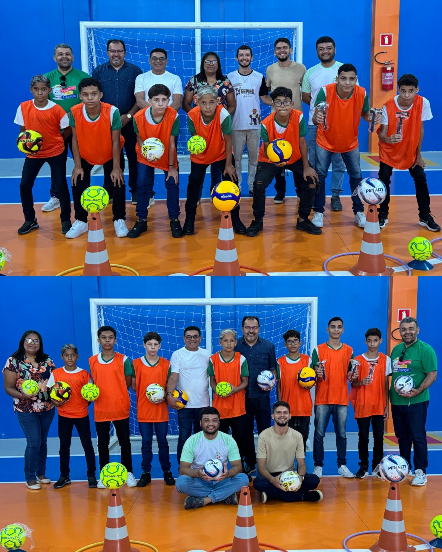 Escola Papa Paulo VI recebe materiais esportivos e celebra conquistas nos Jogos Escolares da Paraíba