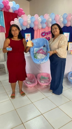 Continuação Semana do Bebê — Palestra com as mães atípicas e entrega de kit enxoval para as gestantes