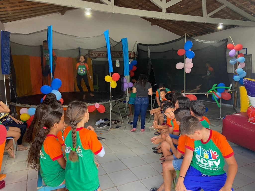 Prefeitura de Nova Floresta Promove dia das crianças para as crianças do SCFV.