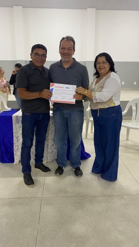 Prefeitura de Nova Floresta realiza entrega de Certificados de Conclusão de Curso Profissionalizante de Recursos Humanos pelo SENAI