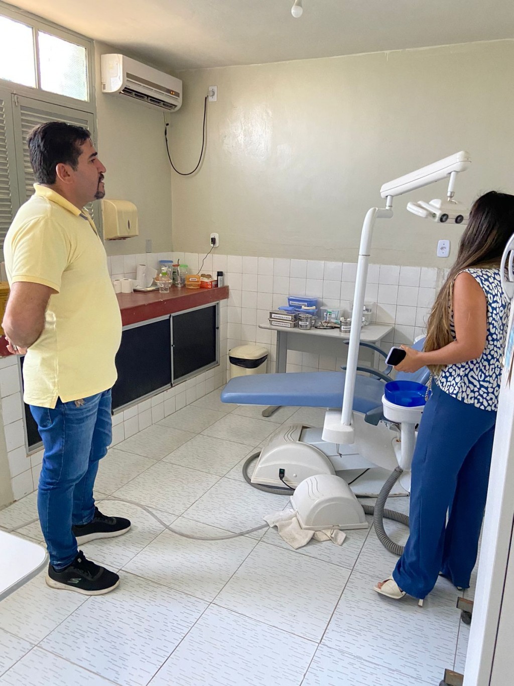Prefeito Jarson faz vistoria nas reformas dos PSF's II e IV