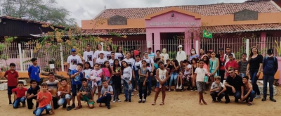 Crianças e adolescentes do SCFV visitam a Fazenda do Jacú