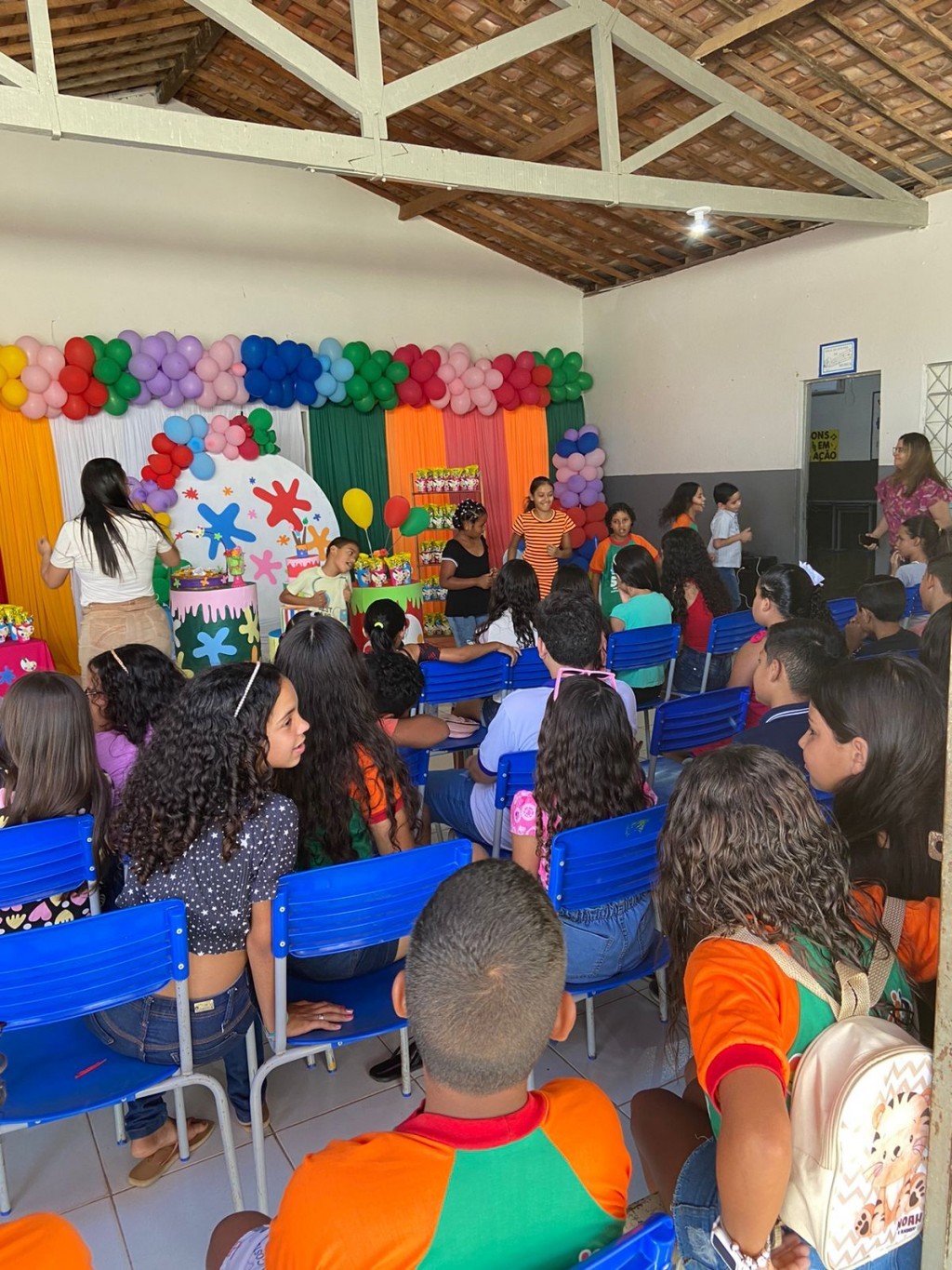 Prefeitura de Nova Floresta Promove dia das crianças para as crianças do SCFV.