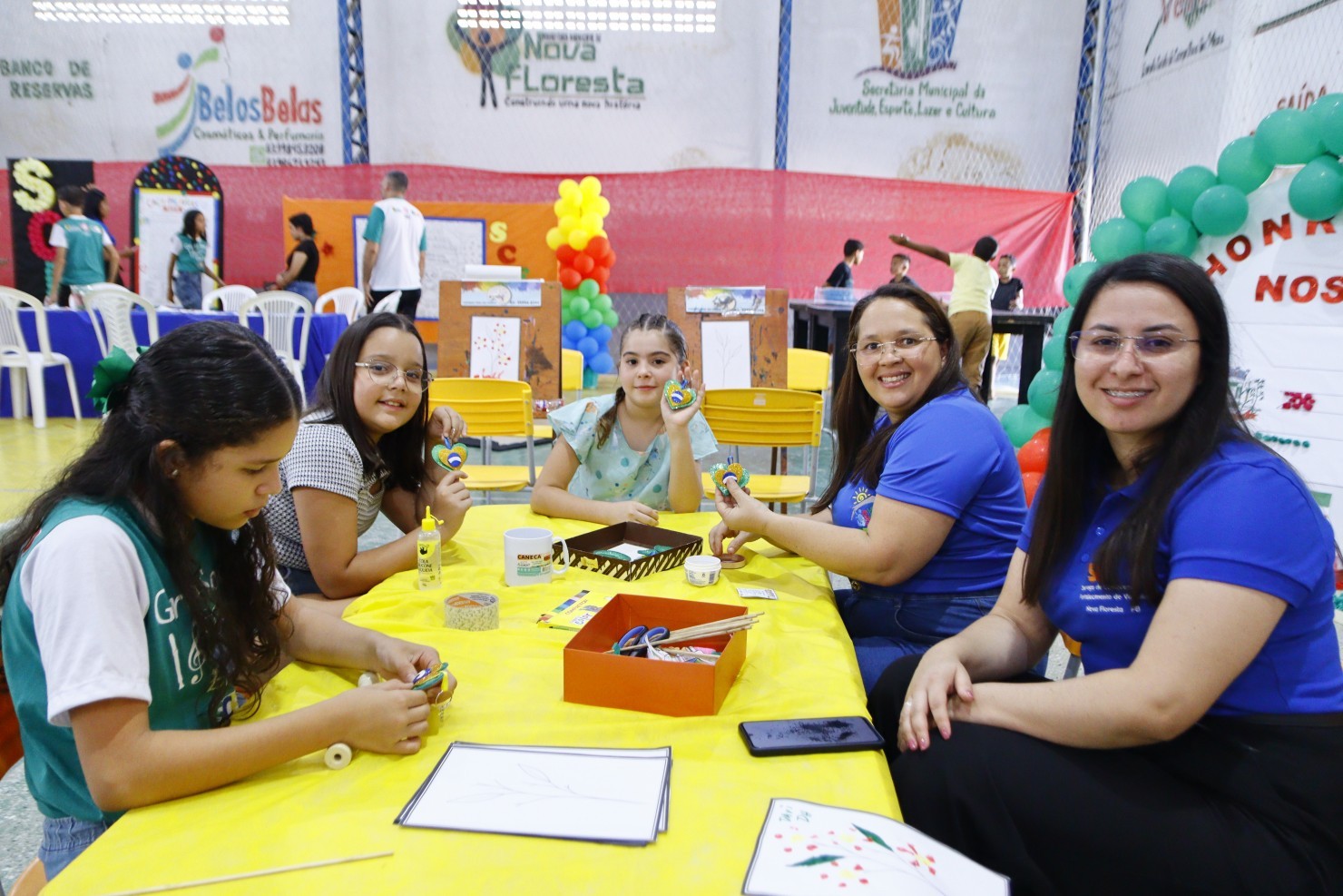 Nova Floresta realiza oficinas culturais e recreativas dentro da programação dos 67 anos do município