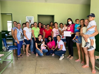 OUTUBRO ROSA: PSF2 REALIZA PALESTRA PARA AS MULHERES DA ZONA URBANA E RURAL.