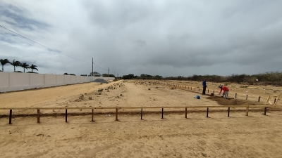 Prefeito Jarson acompanha obras de construção de novo Cemitério