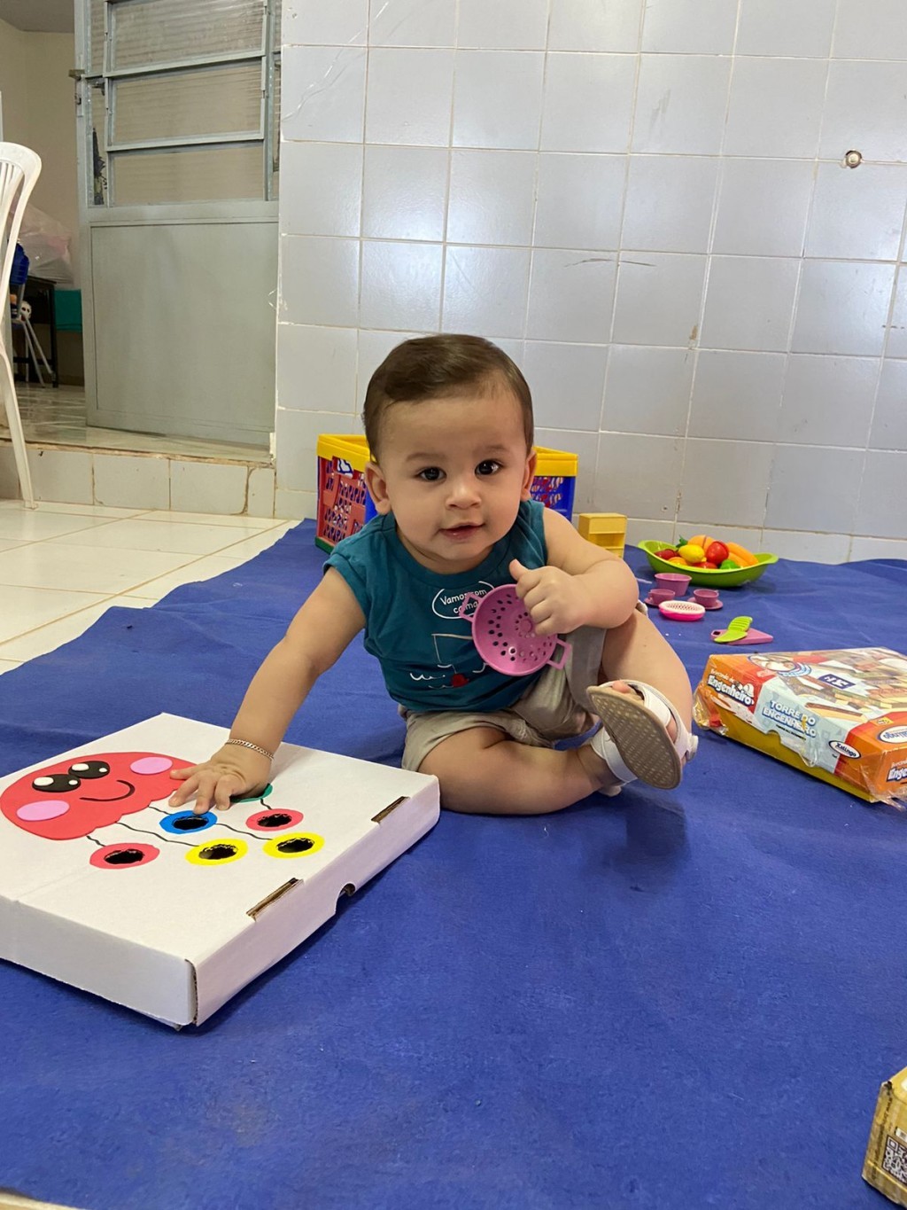 Continuação Semana do Bebê- Brinquedoteca do Criança Feliz na nova Sede do CRAS