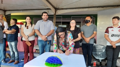 Prefeitura de Nova Floresta entrega equipamentos escolares para escolas e creches da rede municipal de ensino