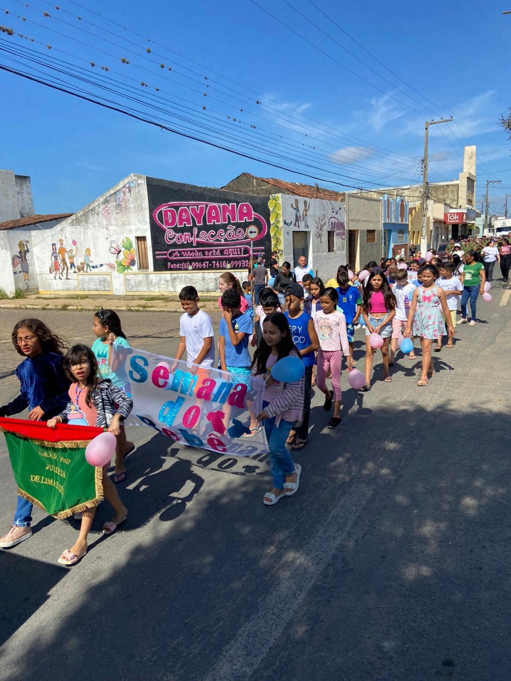 Semana do Bebê. Prefeitura de Nova Floresta realiza Caminhada do Bebê.