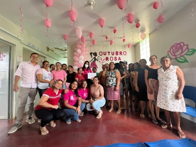 OUTUBRO ROSA: PSF2 REALIZA PALESTRA PARA AS MULHERES DA ZONA URBANA E RURAL.