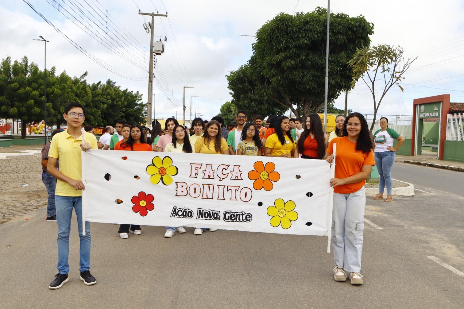 Nova Floresta realiza caminhada da campanha Faça Bonito em mobilização pela proteção de crianças e adolescentes