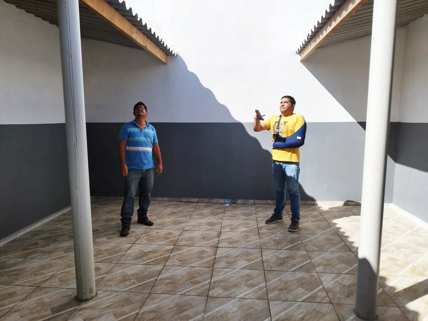 Prefeito Jarson acompanha conclusão das obras de reforma e ampliação da Escola Profª Julieta de Lima e Costa