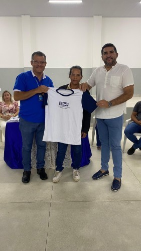 Prefeitura de Nova Floresta realiza entrega de Certificados de Conclusão de Curso Profissionalizante de Recursos Humanos pelo SENAI