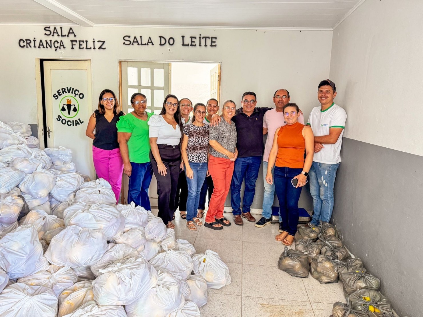 Nova Floresta recebe alimentos do Programa de Aquisição de Alimentos (PAA) para distribuição a famílias em vulnerabilidade social