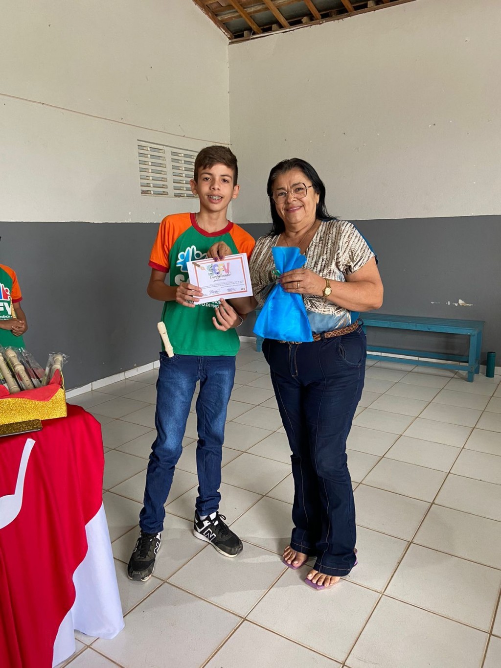 Prefeitura de Nova Floresta realiza evento em alusão ao dia da música no SCFV.