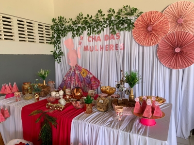 SECRETARIA DE ASSISTENCIAL SOCIAL REALIZA CHÁ DAS MULHERES, EM ALUSÃO AO OUTUBRO ROSA