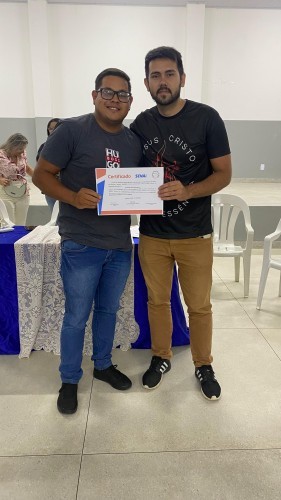 Prefeitura de Nova Floresta realiza entrega de Certificados de Conclusão de Curso Profissionalizante de Recursos Humanos pelo SENAI