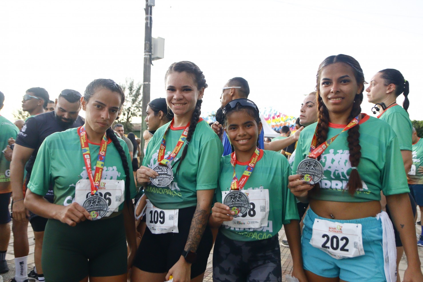 Corrida da Emancipação reúne atletas e movimenta Nova Floresta durante comemoração dos 67 anos do município