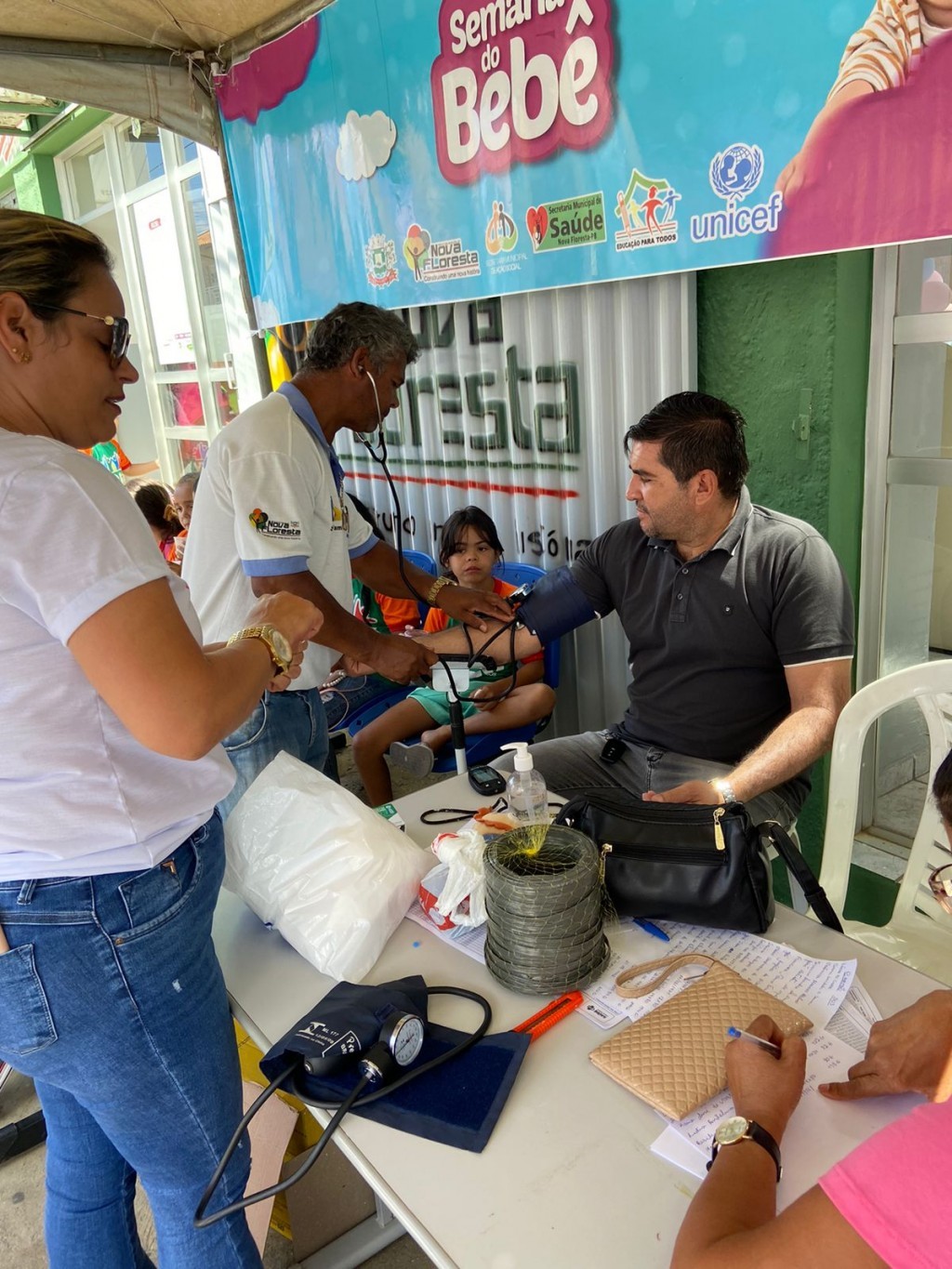Semana do Bebê- Prefeitura de Nova Floresta realiza Dia-D da Saúde