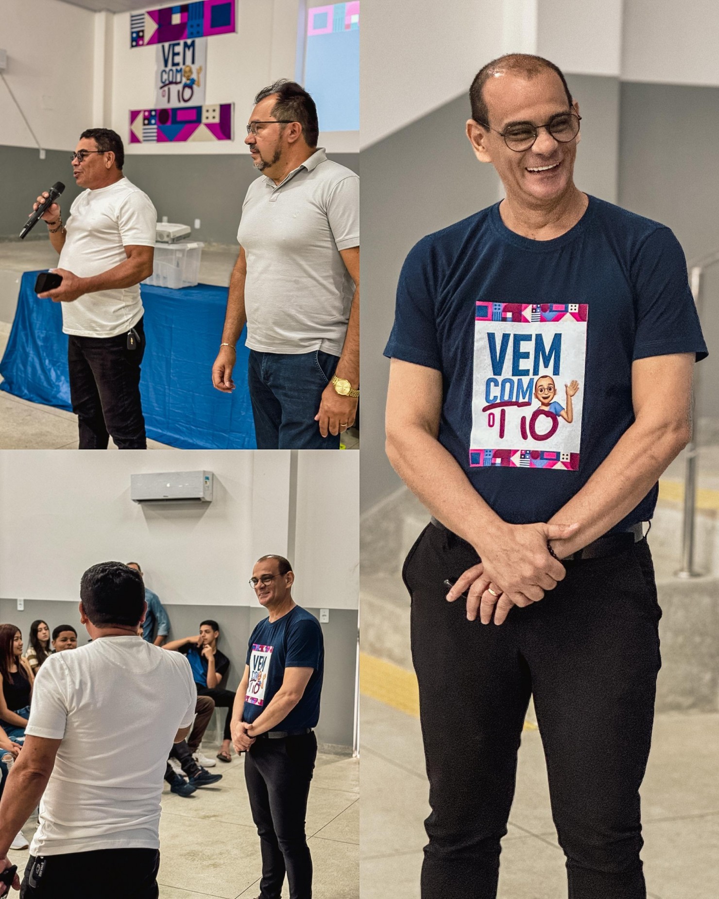 Evento 'Vem com o Tio' promove autoconhecimento e protagonismo juvenil para alunos do 9º ano