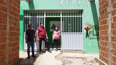 Prefeito Jarson acompanha obras de ampliação da Escola Engenheiro Sebastião Ernesto