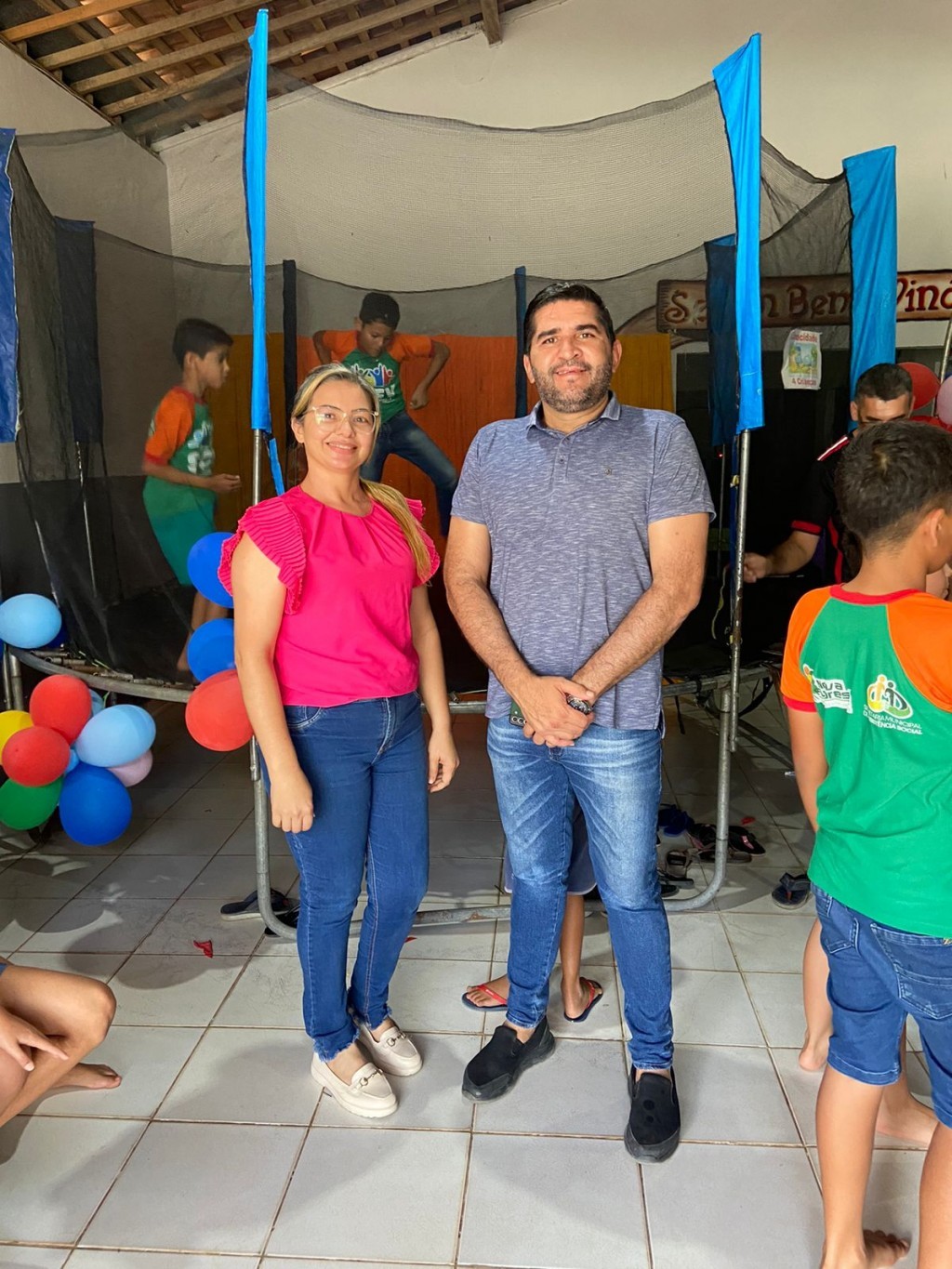 Prefeitura de Nova Floresta Promove dia das crianças para as crianças do SCFV.