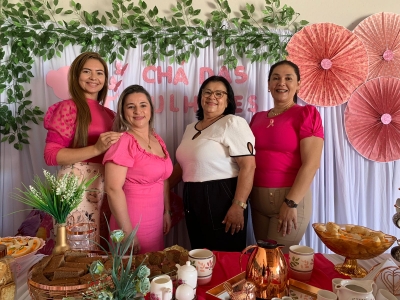 SECRETARIA DE ASSISTENCIAL SOCIAL REALIZA CHÁ DAS MULHERES, EM ALUSÃO AO OUTUBRO ROSA
