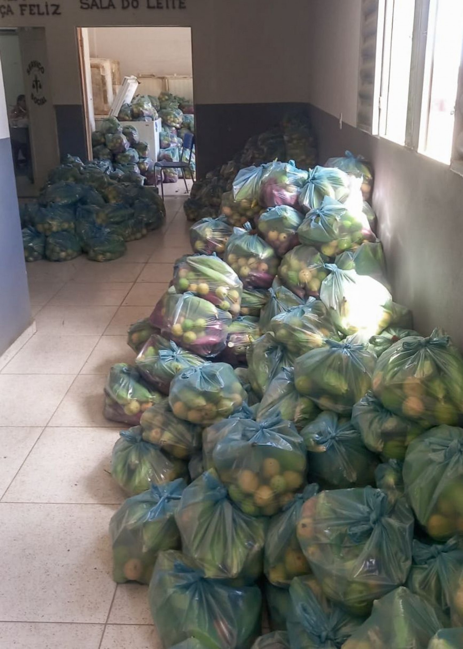 Prefeitura de Nova Floresta recebe produtos do PAA destinados às ações da Assistência Social