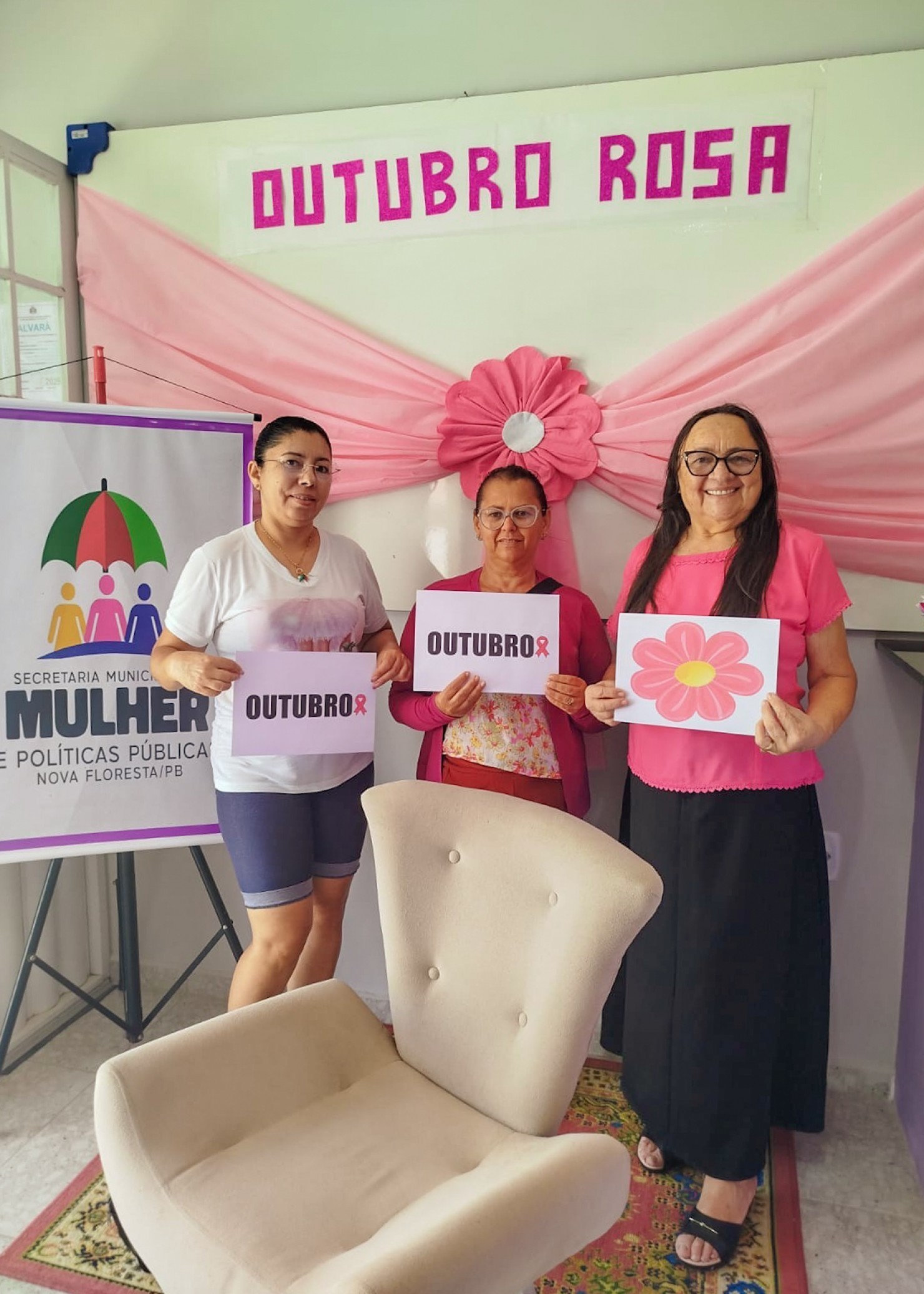 Secretaria de Políticas Públicas realiza ações durante o mês do Outubro Rosa com o tema “De Outubro a Outubro”