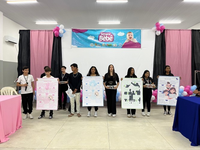 Prefeitura Municipal de Nova Floresta realiza abertura da Semana do Bebê.