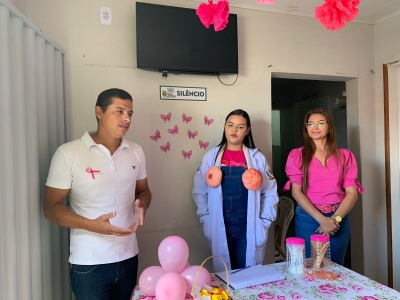 OUTUBRO ROSA: UNIDADES DE SAÚDE PROMOVEM AÇÕES SOBRE A PREVENÇÃO DO CÂNCER DE MAMA