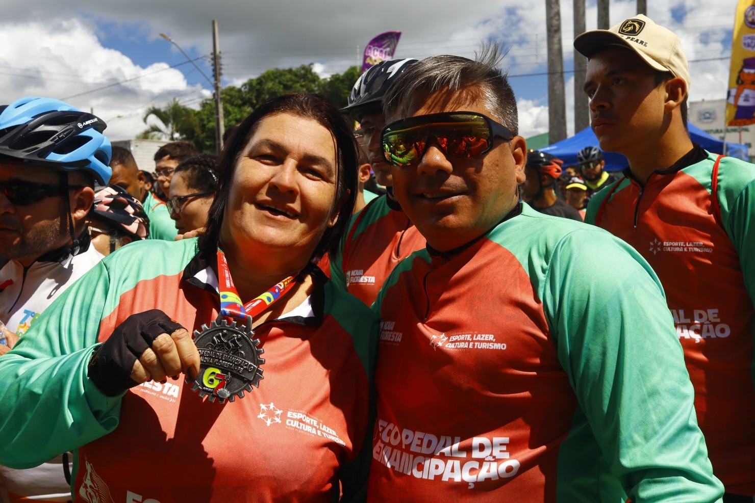 Eco Pedal reúne ciclistas e promove esporte e integração durante programação dos 67 anos de Nova Floresta
