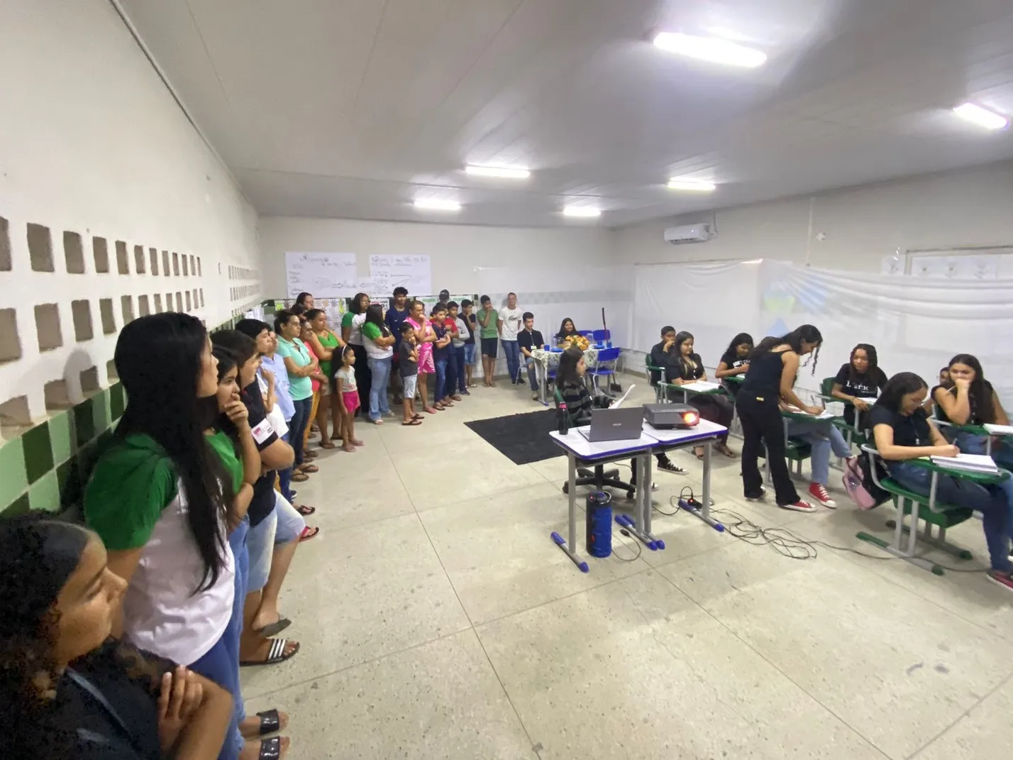 Escola Papa Paulo VI realiza culminância do projeto de combate a evasão escolar e a indisciplina na escola