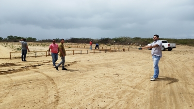 Prefeito Jarson acompanha obras de construção de novo Cemitério