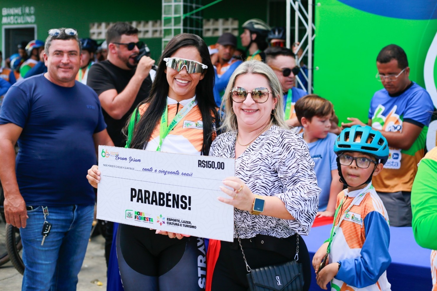 Eco Pedal reúne ciclistas de toda a região durante as festividades de 66 anos de Nova Floresta
