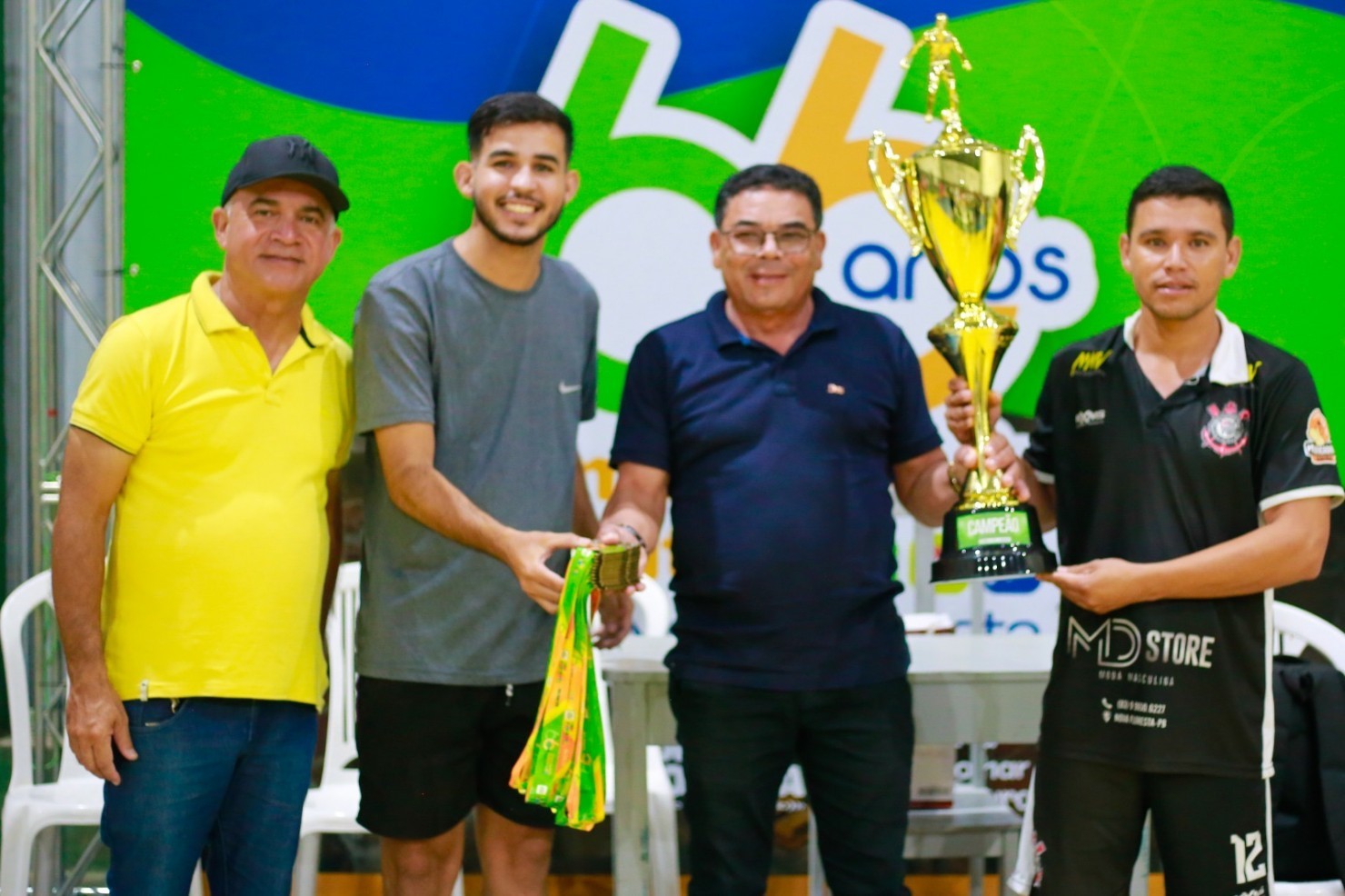 Final do Campeonato Municipal de Futsal marca noite de emoção nos 66 anos de Nova Floresta