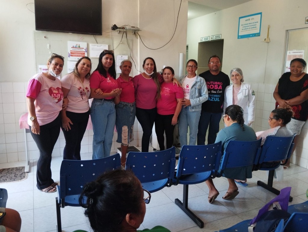 Prefeitura de Nova Floresta realiza ações do Outubro Rosa nos PSF's