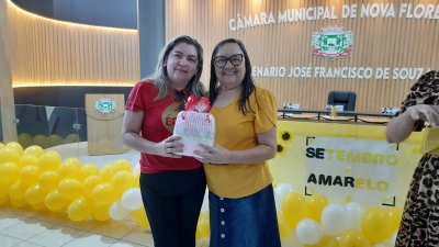 Prefeitura de Nova Floresta promove palestra do Setembro Amarelo
