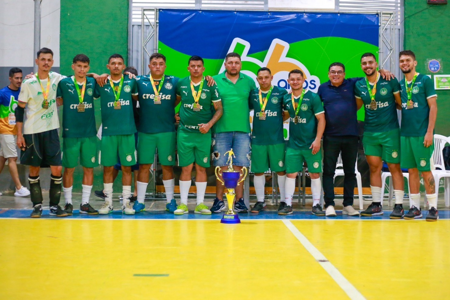 Final do Campeonato Municipal de Futsal marca noite de emoção nos 66 anos de Nova Floresta