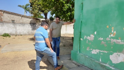 Prefeito Jarson acompanha início das obras de reforma e ampliação da Escola Professora Julieta de Lima e Costa