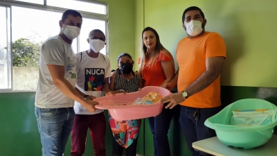 Prefeitura de Nova Floresta realiza atualização de vacinação e entrega do kit gestante na zona rural