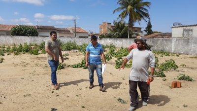 Prefeito Jarson acompanha início das obras de reforma e ampliação da Escola Professora Julieta de Lima e Costa
