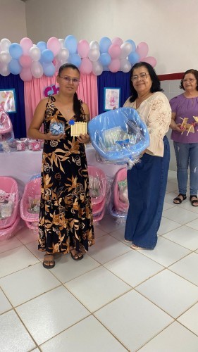 Continuação Semana do Bebê — Palestra com as mães atípicas e entrega de kit enxoval para as gestantes
