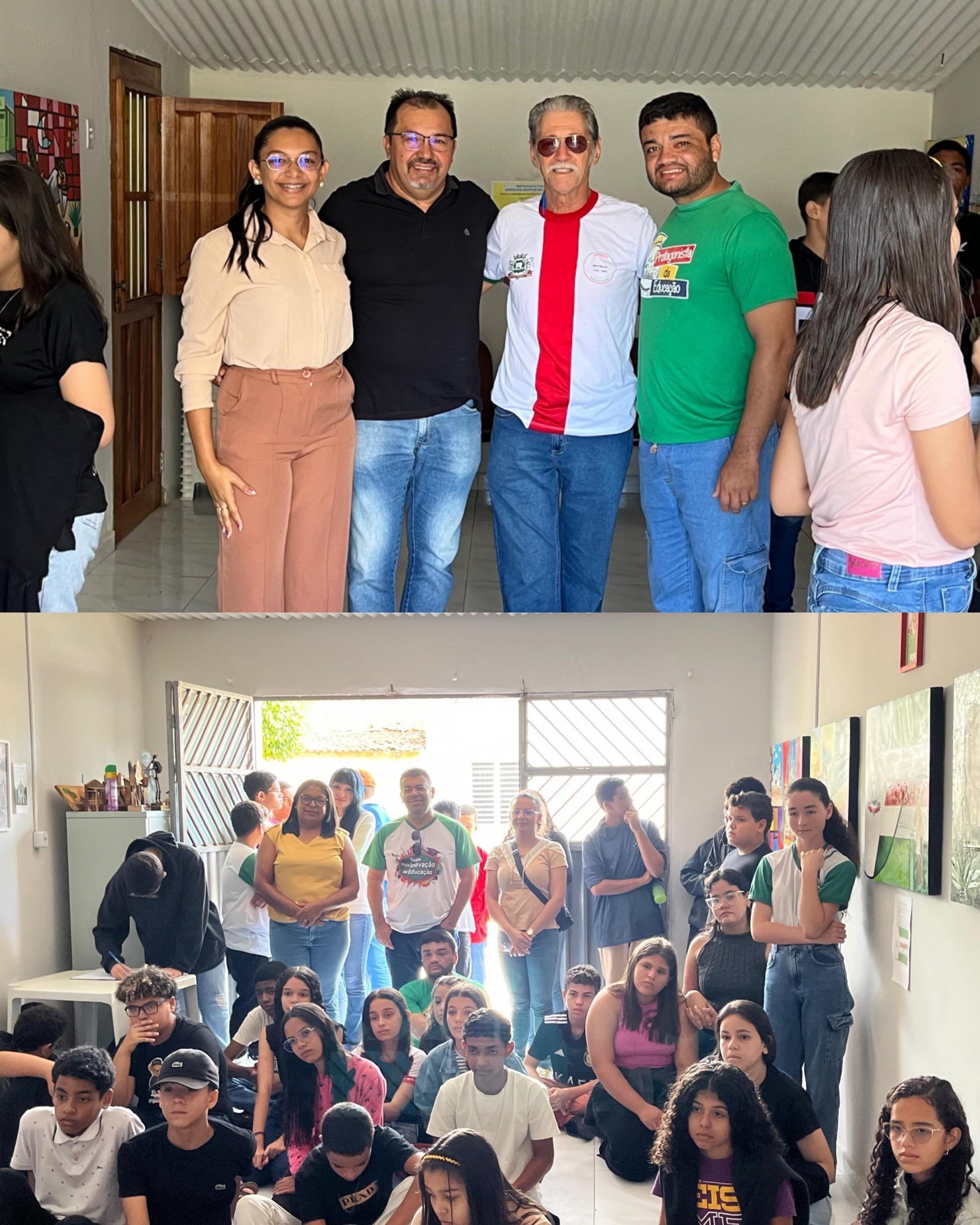 VISITA CULTURAL DOS ALUNOS DA EMEF PAPA PAULO VI À EXPOSIÇÃO “NOVA FLORESTA EM TRAÇOS E CORES – 2025