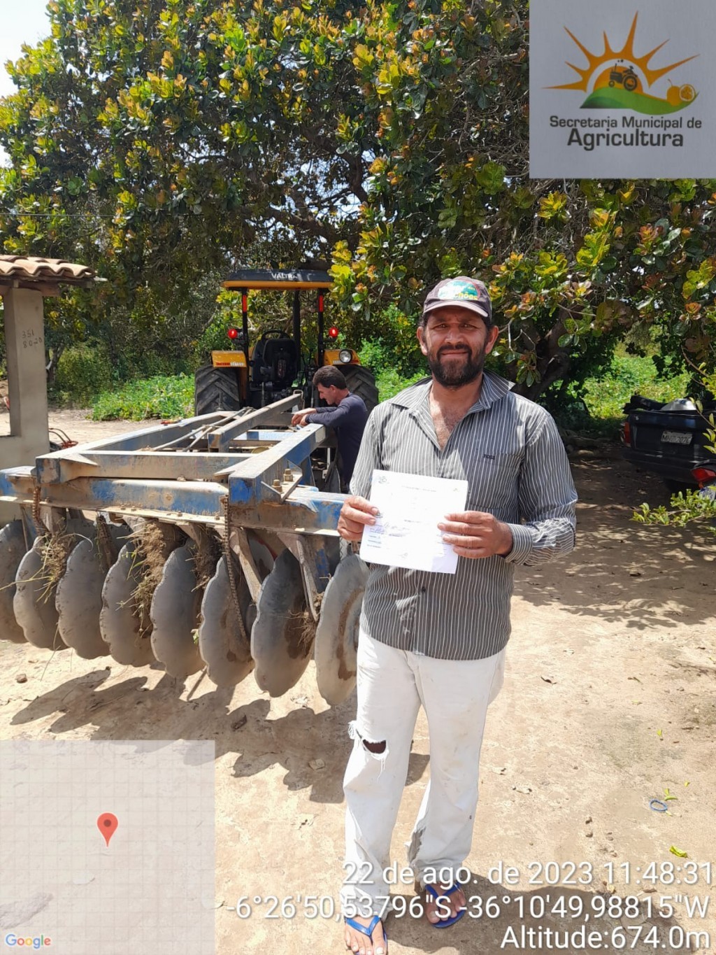 Prefeitura de Nova Floresta retorna os cortes de terra na zona rural