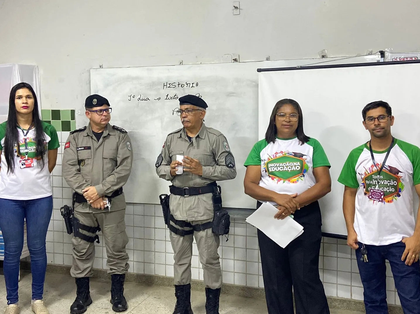 Escola Papa Paulo VI realiza culminância do projeto de combate a evasão escolar e a indisciplina na escola