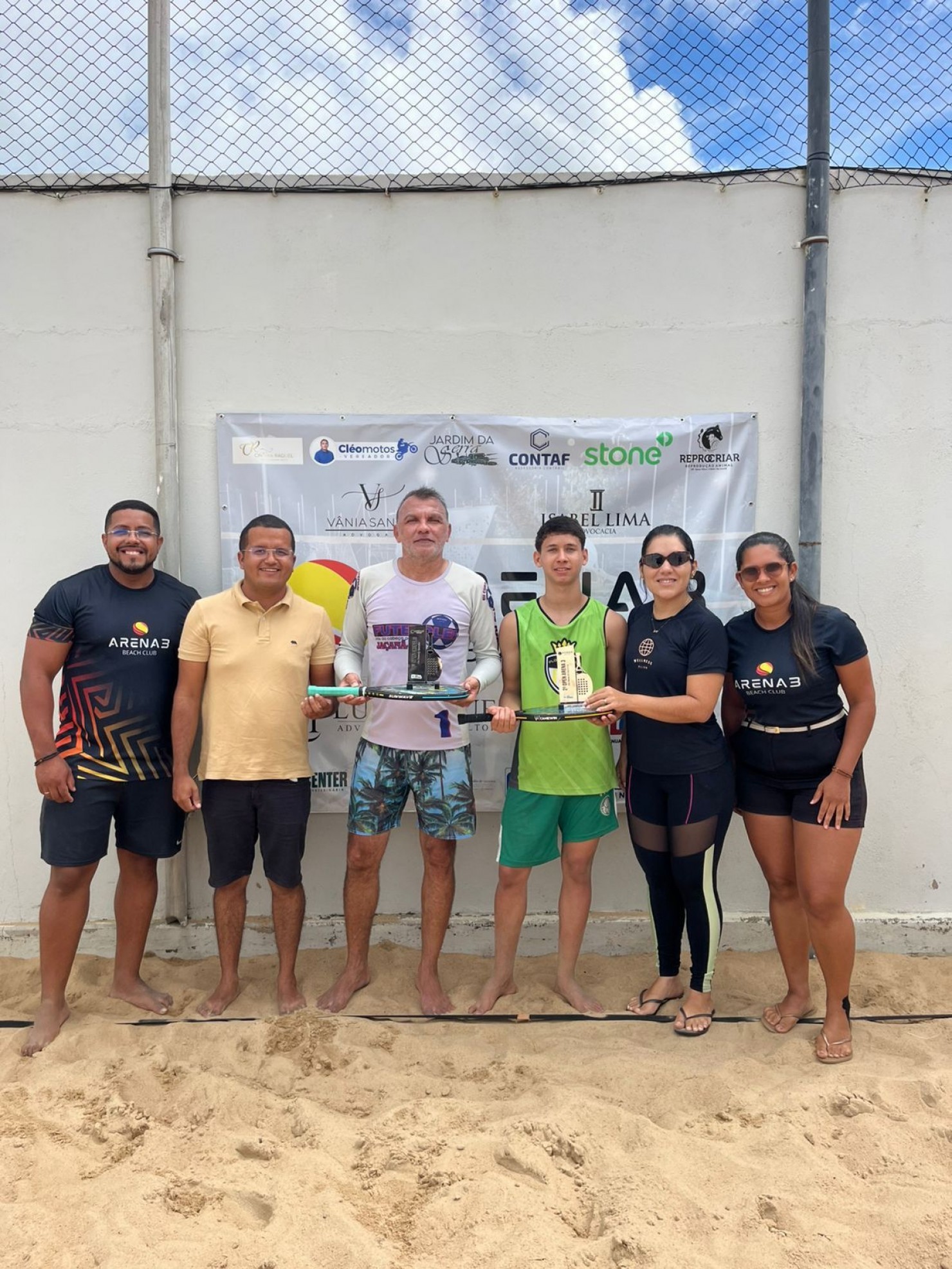 1º Campeonato Municipal de Beach Tennis movimenta programação esportiva dos 67 anos de Nova Floresta