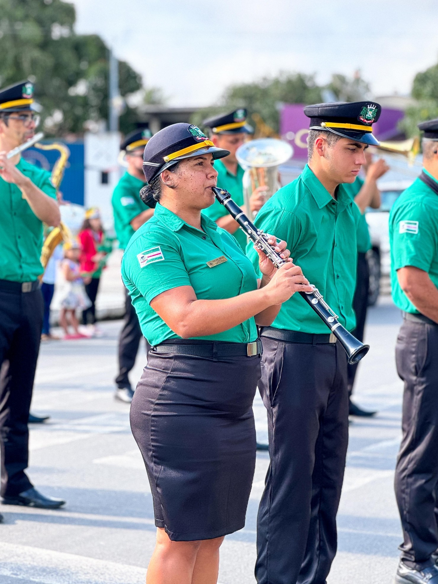Nova Floresta celebra o Dia da Pátria com alvorada e hasteamento das bandeiras