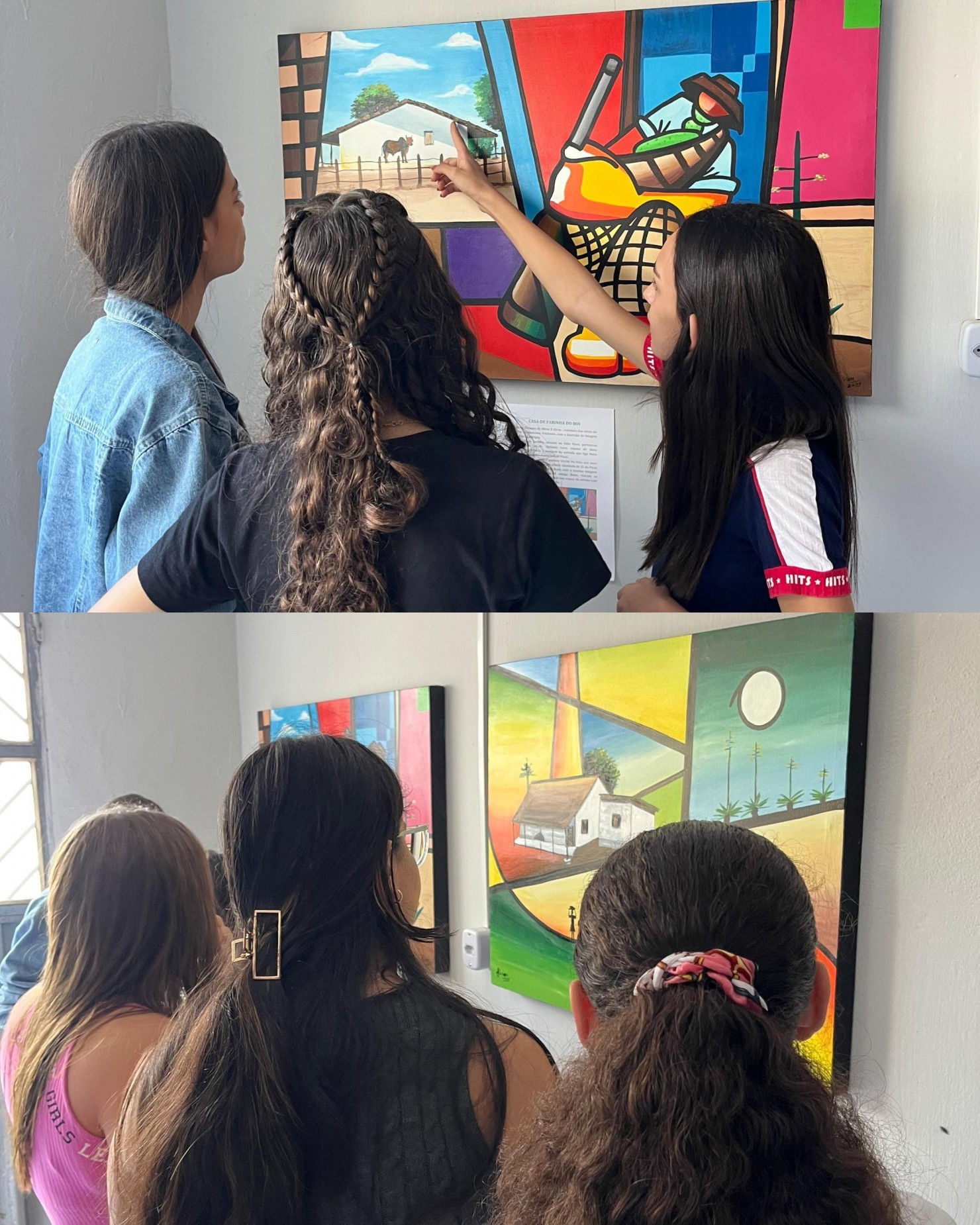 VISITA CULTURAL DOS ALUNOS DA EMEF PAPA PAULO VI À EXPOSIÇÃO “NOVA FLORESTA EM TRAÇOS E CORES – 2025