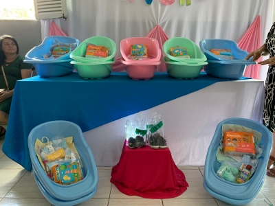 MAMÃES FELIZES: SECRETARIA DE ASSISTÊNCIA SOCIAL FAZ ENTREGA DE KITS ENXOVAL ATRAVÉS DO CRAS